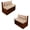 Pumpkin Cardinal, variant on ZUXONGSY Turtle Starfish Print 4 Pcs RV Dinette Cushion Covers Elastic Camper Seat Covers Dinette Booth Stretch Loveseat Sofa Chair Cover Furniture Protector for RV Camper Car Bench