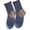 Denim Blue, variant on Cartoon Cotton Calf Socks with Bubble Cuffs for Women and Teens Japanese Styles Student Middle Tube Socks Gift