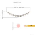 thumbnail image 3 of Angara Collier en Diamant Naturel - Collier Pendentif Rond Contemporain en Or Jaune 14K pour Femmes, 3 of 8