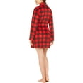 thumbnail image 2 of Muk Luks Womens Fleece Nightwear Long Robe, 2 of 2