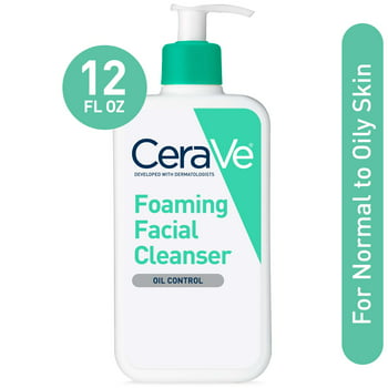 CeraVe Foaming Face Wash, Face  for Normal to Oily Skin, 12 fl oz.