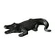 thumbnail image 3 of Majestuosa figura de cocodrilo hecha a mano, escultura de caimán para una elegante decoración del hogar. negro, 3 of 9