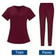 thumbnail image 4 of Enfermería Scrub Set Top Pantalones Transpirable Trabajo Uniforme para Enfermera Yoga Jogger, 4 of 5