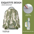 thumbnail image 3 of Abstract Paisley Art School Backpack Durable Students Backpack with Boho Vintage Floral Pattern and Elegant Ethnic Design, 3 of 6