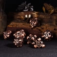thumbnail image 2 of Cusdie 7-Die Metal DND Dice Set, Ball Tip Design Metal Polyhedral D&D Dice Set for DND Dungeons and Dragons TTRPG Role Playing Games, 2 of 5