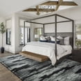 thumbnail image 7 of Ultrug Fluffy Shag Rug Bedroom Area Rugs for Living Room Nursery Plush Soft Carpet Home Decor,4'x6',Black, 7 of 7