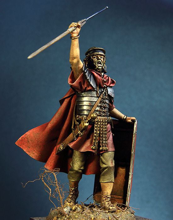 75mm Resin Figure Model Kit Roman Imperator General Warrior Unassamble Unpainted 