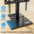 thumbnail image 5 of MOUNT PRO Universal Tabletop TV Stand for 24-60 inch TVs Flat Screens, Desktop TV Base with 5 Level Height Adjustable Tempered Glass Base Holds up to 88 lbs, 5 of 9