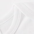 thumbnail image 4 of zuwimk Baby Girls Boys Bodysuit Super Soft Cotton Romper Snaps, breathable, one-piece, long & short sleeve, easy-diaper-change(18 Months,White), 4 of 7