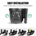 thumbnail image 6 of Amerteer Stroller Cup Holder Universal,2 in 1 Mobile Phone Water Cup Universal Cup Holder 360 Degree Rotation Adjustable Bottle Drink Holder,Stroller,Bicycle,Wheelchair,Walker,Trolleys, 6 of 6