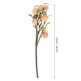 thumbnail image 4 of 2 Pcs Branches de Pêcherie Simulées Fausses Branches de Fruits Artificielles, 4 of 8