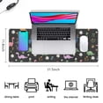 thumbnail image 5 of Long Mouse Pads for Desk,Colorful Dinosaur and Floral Pattern Desk Mats on Top Of Desks, Desk Mouse Pad Extra Large with 3mm Non-Slip Base and Stitched Edge for Gaming,Office,Work,Home 31.5"x11.8", 5 of 6