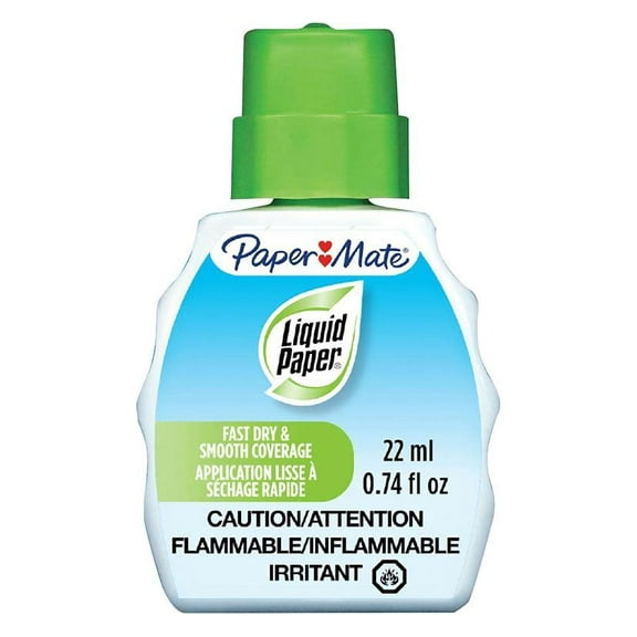Paper Mate Fast Drying Liquid Paper, 22ml bottle