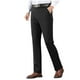 thumbnail image 2 of Pantalones de traje de hombre con cremallera y bolsillo, rectos, de tubo, de color liso, de poliéster, 2 of 9
