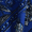 Blue, variant on Women's Printed Square Scarf, Leopard