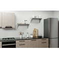 thumbnail image 5 of AmGood 12 in. x 24 in. Stainless Steel Wall Shelf | NSF Certified | Appliance & Equipment Metal Shelving | Kitchen, Restaurant, Garage, Laundry, Utility Room, 5 of 7