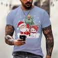 thumbnail image 1 of Camisas navideñas con estampado 3d de vacaciones para hombre, camisetas con cuello redondo, ropa de manga corta de verano para hombre, camisetas informales de gran tamaño para hombre, Top 2023, 1 of 4