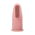 thumbnail image 3 of Finger Toothbrush, Toothbrush Soft Silicone ,Infant Finger Toothbrush Cleaning Brush Children,Oral Cleaning Massager ,Children Clear Massage Pink CUTICAT Cepillo de dientes de dedo, 3 of 8
