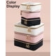 thumbnail image 5 of Set de bolsas de maquillaje JRQCSJY Leather Clear Travel Pink (S+M), 5 of 7