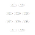 thumbnail image 3 of Eigraketly Cuerdas de ukelele de 4 piezas, pieza de repuesto Musical de mejor resonancia, cuerda de guitarra flexible con sonido de Blanco U12 10piezas, 3 of 6