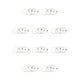 thumbnail image 1 of Sonducket Cuerdas de ukelele de 4 piezas, pieza de repuesto Musical de mejor resonancia, cuerda de guitarra flexible con sonido de para adultos, Blanco U12 10piezas Sonducket  CBP384091, 1 of 5