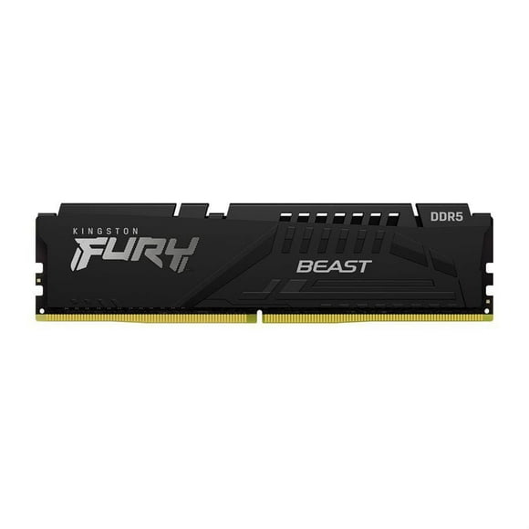 Kingston Fury Beast Black 32GB 5200MT/s DDR5 CL40 XMP 3.0 Ready Computer Memory Single Module KF552C40BB-32