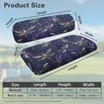 thumbnail image 3 of FUIALDOLG Purple Galaxy Dragonfly Print Golf Cart Front Seat Cover(Seat Cushion Cover + Backrest) Breathable Adjustable Golf Seat Covers for Ezgo Club Car Cart All Seasons No Stapler Required, 3 of 8