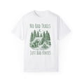 thumbnail image 2 of Unisex No Bad Trails Just Bad Knees Funny Sarcastic Comfort Colors Shirt, 2 of 8