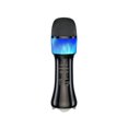 thumbnail image 1 of facefd KTV Wireless Microphone Sensitive Dynamic Speaker Bluetooth-compatible Player Receiver Mic Strong Compatibility Singing Device Black, 1 of 5
