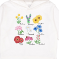 thumbnail image 3 of Inktastic Wild Flower Chart Toddler Hoodie, 3 of 4