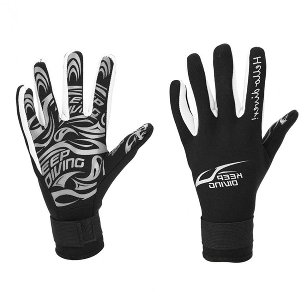 Details about   1 Pair 3mm Neoprene Wetsuit Gloves Keep Warm & Skid-proof Five Finger Gloves 