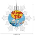 thumbnail image 2 of Phineas And Ferb Snowflake Pendant Christmas Party Decorations Snowflake Ornaments for Winter Christmas Tree Window Decor, 2 of 6