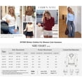 thumbnail image 6 of BTFBM Fall Long Sleeve Sweaters for Women | V Neck,Drop Shoulders,Scallop Edges,Lightweight Knit Sweaters Top,Daily Wear,Holiday,Christmas,Winter Clothing, 6 of 9