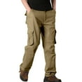 thumbnail image 2 of TXGREN Cargo Pants for Men Men's Work Pants Hiking Cargo Pants Six Pockets Outdoor Ripstop Multi Pockets Breathable Cotton Pants Size:29-44, 2 of 9