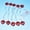 A-1, variant on FNGZ 2024 Valentine's Day Decoration Led Light String Patio 30LED Hearts 118.1IN Day Operated Mini Battery for Outdoor Bedroom Indoor Mini Decoration Red Wedding Lights Red