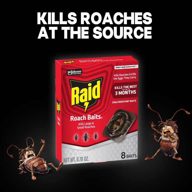 Raid Double Control Large Cockroach Bait, 8 Count photo 6