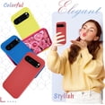 thumbnail image 5 of KOMI for Google Pixel 9 Pro XL Case, Silicone Phone Case with 1 Screen Protector, Soft Anti-Scratch Microfiber Lining, Full Body Shockproof Slim Cover Support Wireless Charging, Orange, 5 of 5
