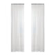 thumbnail image 1 of Cortina transparente para ventana Cortinas transparentes de gasa para ventana Cortina transparente suave para la sala de estar del dormitorio del hogar - 270x100cm (Blanco), 1 of 4