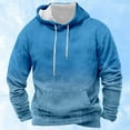 thumbnail image 5 of CONFREE Mens Hoodies Gradient Color Hoodies For Men Long Sleeve Casual Pullover Hooded Sweatshirts With Pockets, 5 of 5