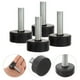 thumbnail image 3 of 4 patas de goma ajustables para muebles, niveladores resistentes, almohadillas antideslizantes con tornillos para diversas aplicaciones., 3 of 4