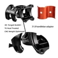 thumbnail image 3 of Vástago de bicicleta de montaña de 31.8 mm,vástago ultraligero de manillar de bicicleta MTB,reemplazo de vástago de bicicleta de 31.8 mm de 35 mm,vástago de manillar corto MTB BMX Fixie, 3 of 9
