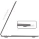 thumbnail image 3 of Compatible con MacBook Air de 13 pulgadas (modelos de lanzamiento 2017, 2016-2010, A1466 y A1369) y carcasa rígida para portátil., 3 of 4