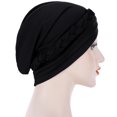 thumbnail image 3 of Bangcool Turban Headwrap Twisted Braid Elastic Beanie Headwrap Hair Loss Cover Sleep Cap, 3 of 8