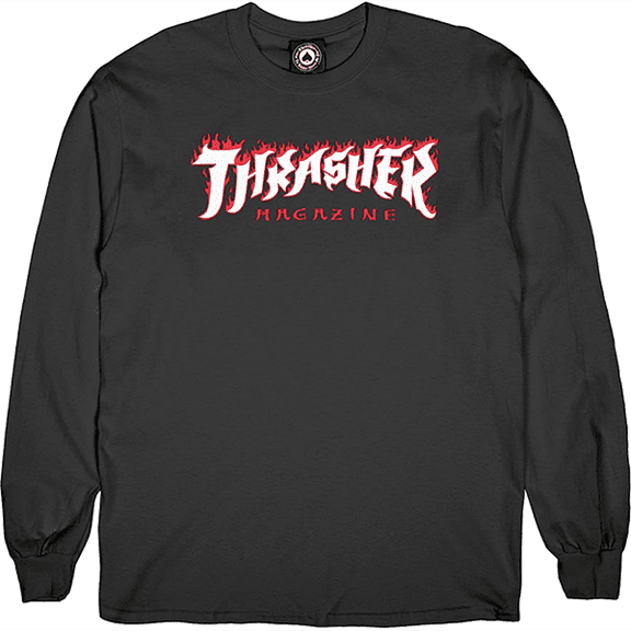 Thrasher Possessed Logo Ls S-Black
