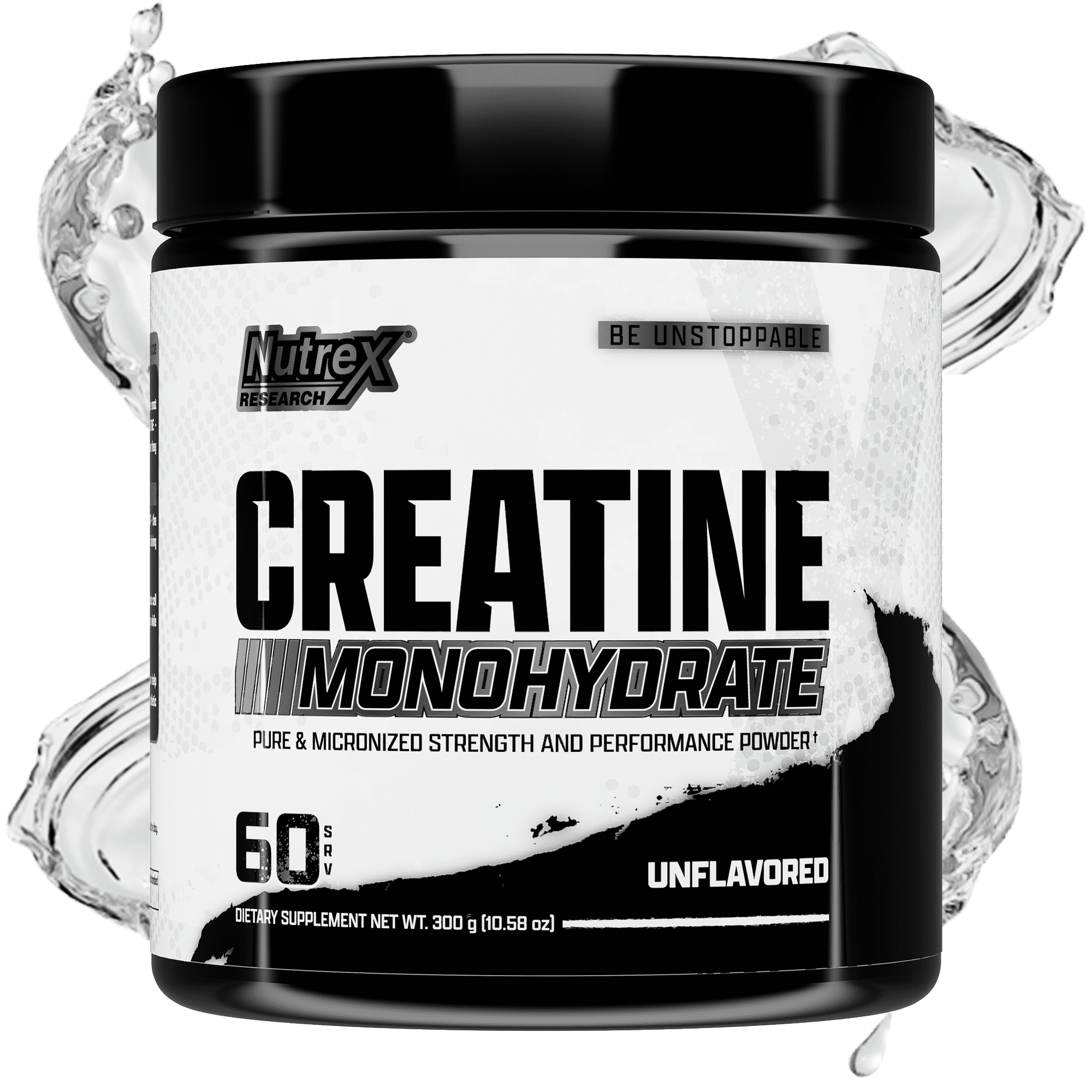 Nutrex Research Ultra Pure Creatine Monohydrate Powder Unflavored | 5G Creatine Powder for Muscle Gain, Strength, Endurance and Recovery | 60 Servings