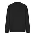 thumbnail image 6 of Atogsazn Women's Oversized Sweatshirt Casual Crewneck Puff Sleeve Pullover Sweatshirts Fall Winter Clothing Black XL Fashion, 6 of 6