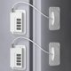 thumbnail image 1 of 2 Pack Adhesive Rv Refrigerator Locks For Adults White Fridge Combination Lock Safety Fridge Locks For Kids Electric Mini Freezer Door Lock Edit, 1 of 5