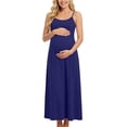 thumbnail image 6 of FchengtaiS Maternity Maxi Dress Sleeveless Cami Pregnancy Dresses Summer Casual Loose Maternity Clothes for Baby Shower, 6 of 6