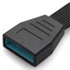 thumbnail image 4 of Adaptador USB 3.0 Mini de 19 Pines y 20 Pines Macho A Hembra, Conector de Perfil Bajo, Cable Plano de Extensión USB para Placa Base., 4 of 6