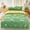 Green #2, variant on Dorm Bedding Set for Students | Twin Bed Comforter Cover Sheet Set | Soft Polyester Bed in A Bag | Fresh Pattern Bedroom Decor for College Dorm Rooms